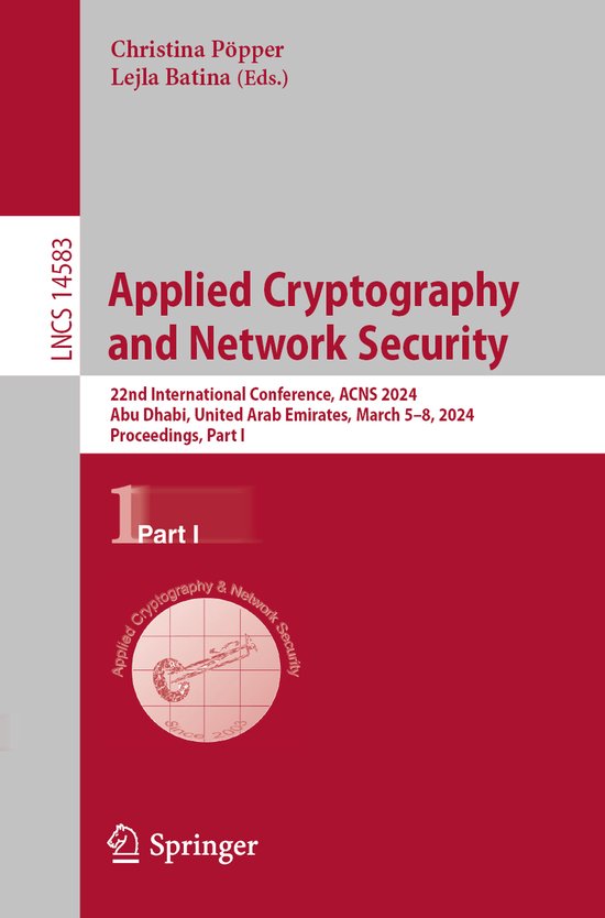 Lecture Notes in Computer Science14583- Applied Cryptography ... - cover