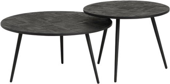 Table basse lot de 2 - Delano Inlay Tables