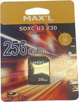 Max'L SDXC 256GB - Classe 10 - U3- V30