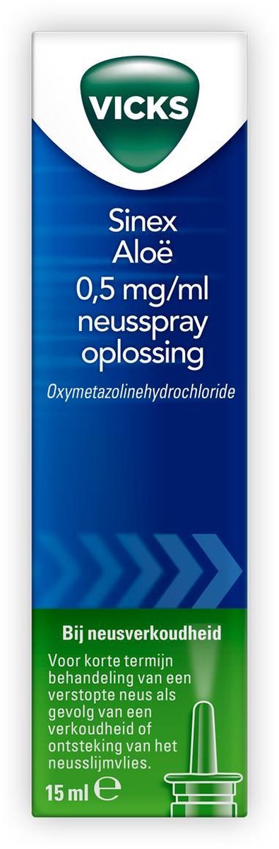 Vicks Neusspray Sinex Aloë - 1 x 15 ml