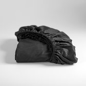 Cinderella - Hoeslaken (tot 25 cm) - 180x200 cm - Black