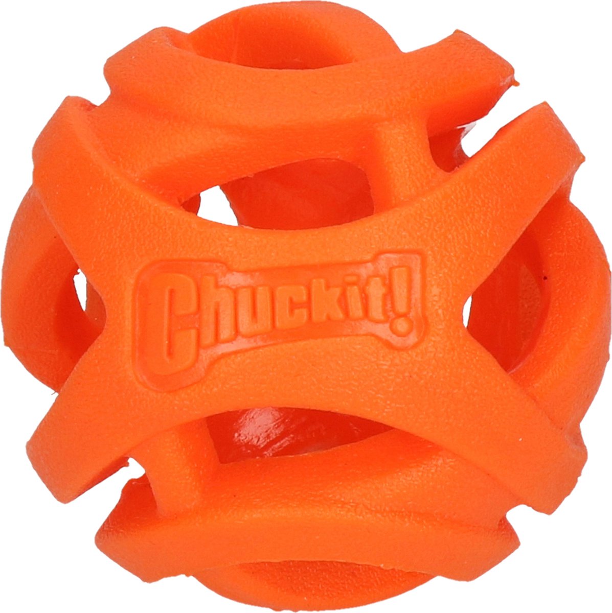 Chuckit! Breathe Right Fetch Ball - Hondenspeelgoed - Hondenbal - Drijvend - Large - Ø7 cm - Oranje - 1 Stuks