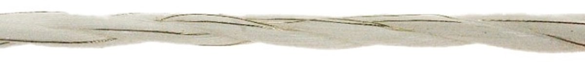 Koltec Tiptop Schrikdraad Wit 400 m — schrikdraad 400m, witte afrasteringsdraad, 110 kg breekkracht
