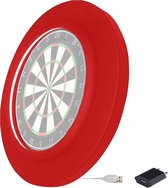 Dragon Darts 2.0 Special Edition - Dartbord Verlichting - PU LED Surround - Rood