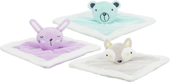 Trixie junior speelgoed knuffeldoekje pluche assorti - Default Title
