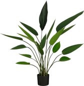 Mica Decorations Kunstboom Heliconia - 80x80x115 cm - Polyester - Groen