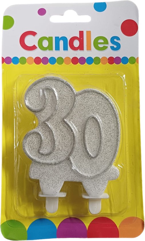 Bougie anniversaire 30 ans - Bougies - fête