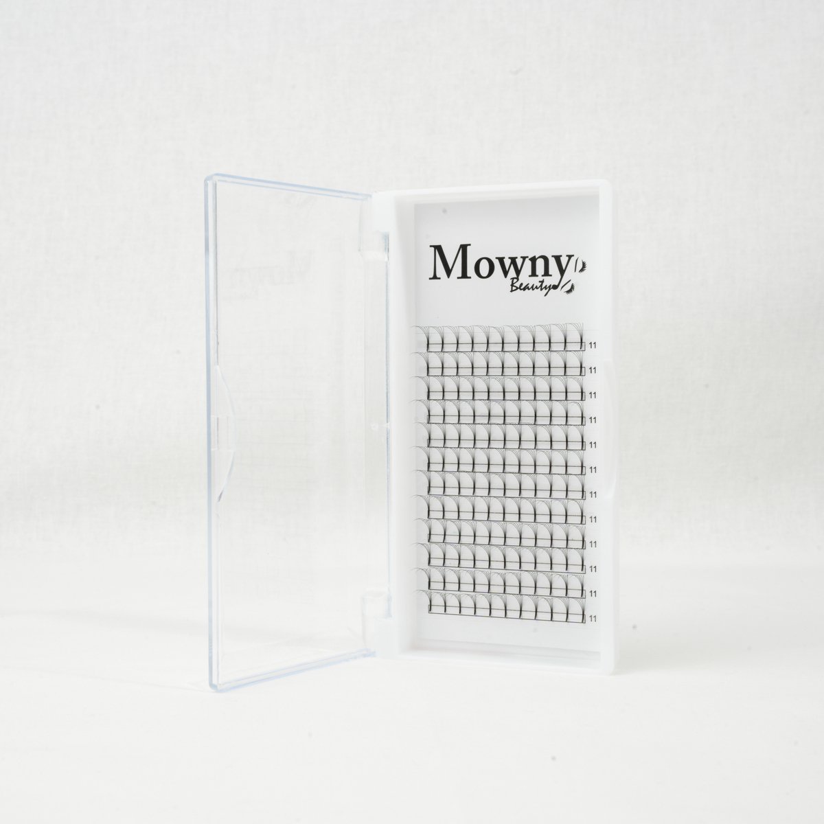Mowny Beauty - Wimperextensions - 5D Premade Fans - 11mm 0,07mm D-krul - Natuurlijke Wimperextensions - Russisch Volume