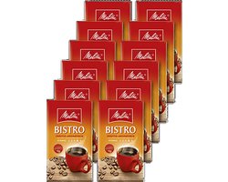 Melitta Bistro kräftig-aromatisch Gemalen - 12x500Gr