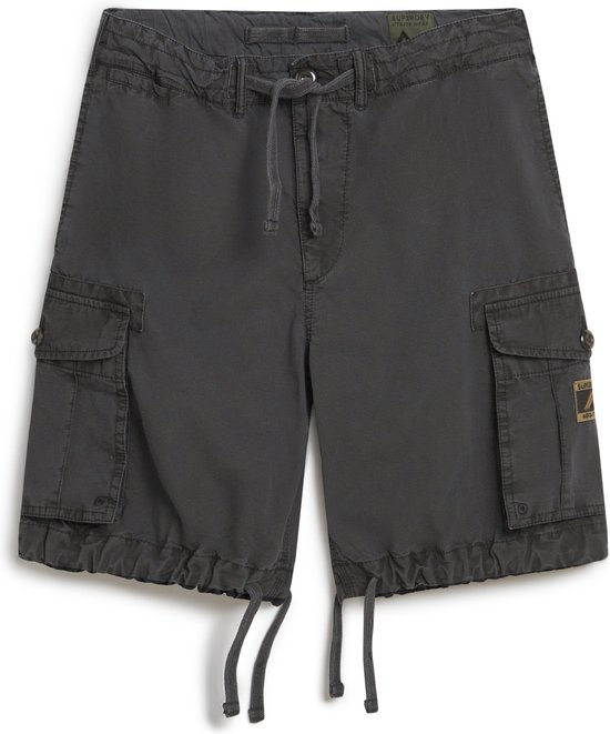 Superdry Pantalon Parachute Light Short M7110435a Tableau Noir Taille Homme - W28