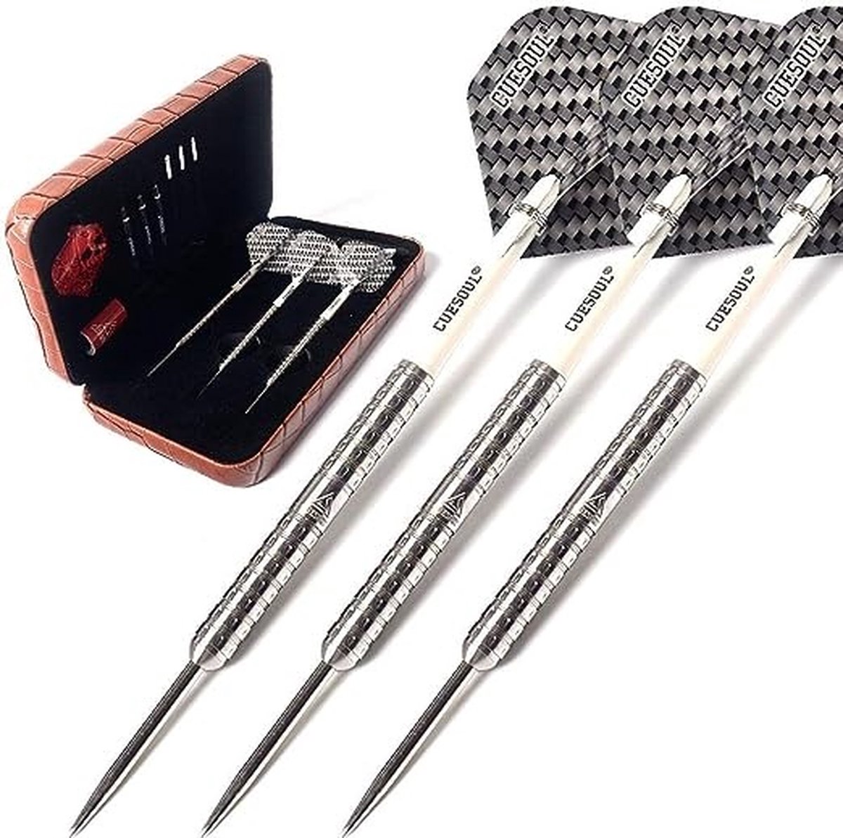 Cuesoul Swift Super Slim Silver 98% - Dartpijlen 26 Gram