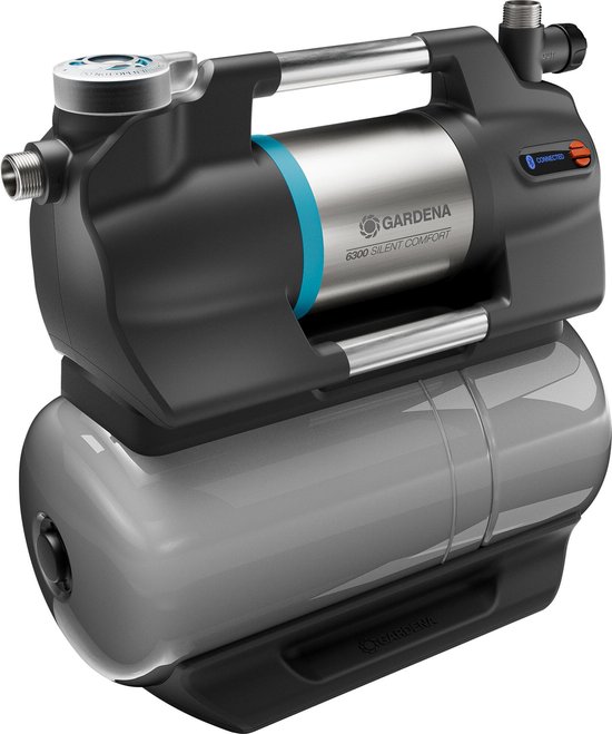 Hydrofoorpomp 6300 SilentComfort 6300 l/u stil energiezuinig 25L tank 49m druk voor tuinbewatering en putwater