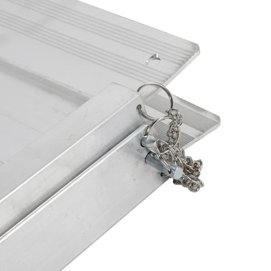 Opvouwbare oprijplaat aluminium - 152 cm - Scholten Hulpmiddelen B.V