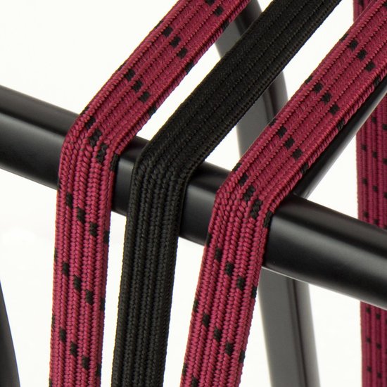Qibbel Triobinder Eye met haak 3x12mm zwart/bordeaux van Qibbel — afbeelding 3