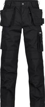DASSY® Oxford Pantalon multipoches avec poches genoux - maat 44 - NOIR