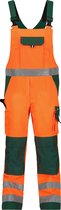 Dassy Toulouse Cuissard à bretelles haute visibilité avec poches genoux Orange / Vert taille 56