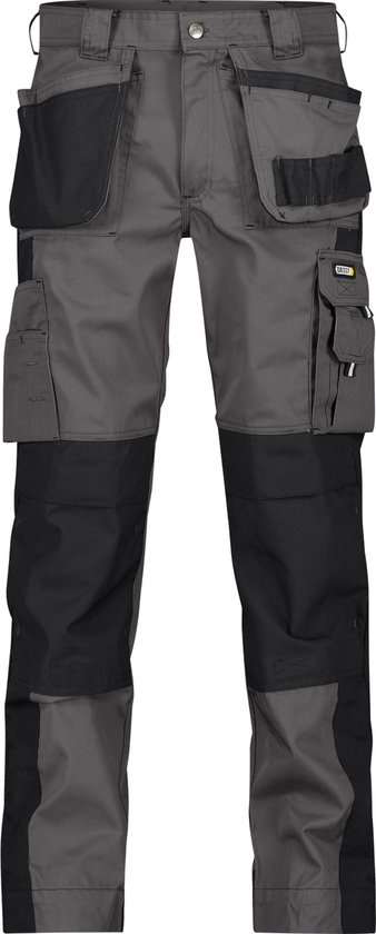Pantalon multipoches bicolore avec poches genoux