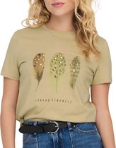 Kita Life Plumes T-shirt Femme - Taille S