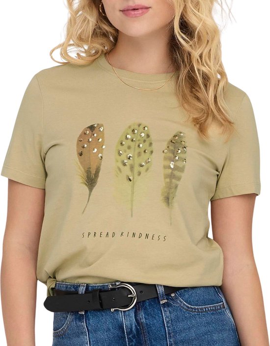 Life Feathers T-shirt Vrouwen