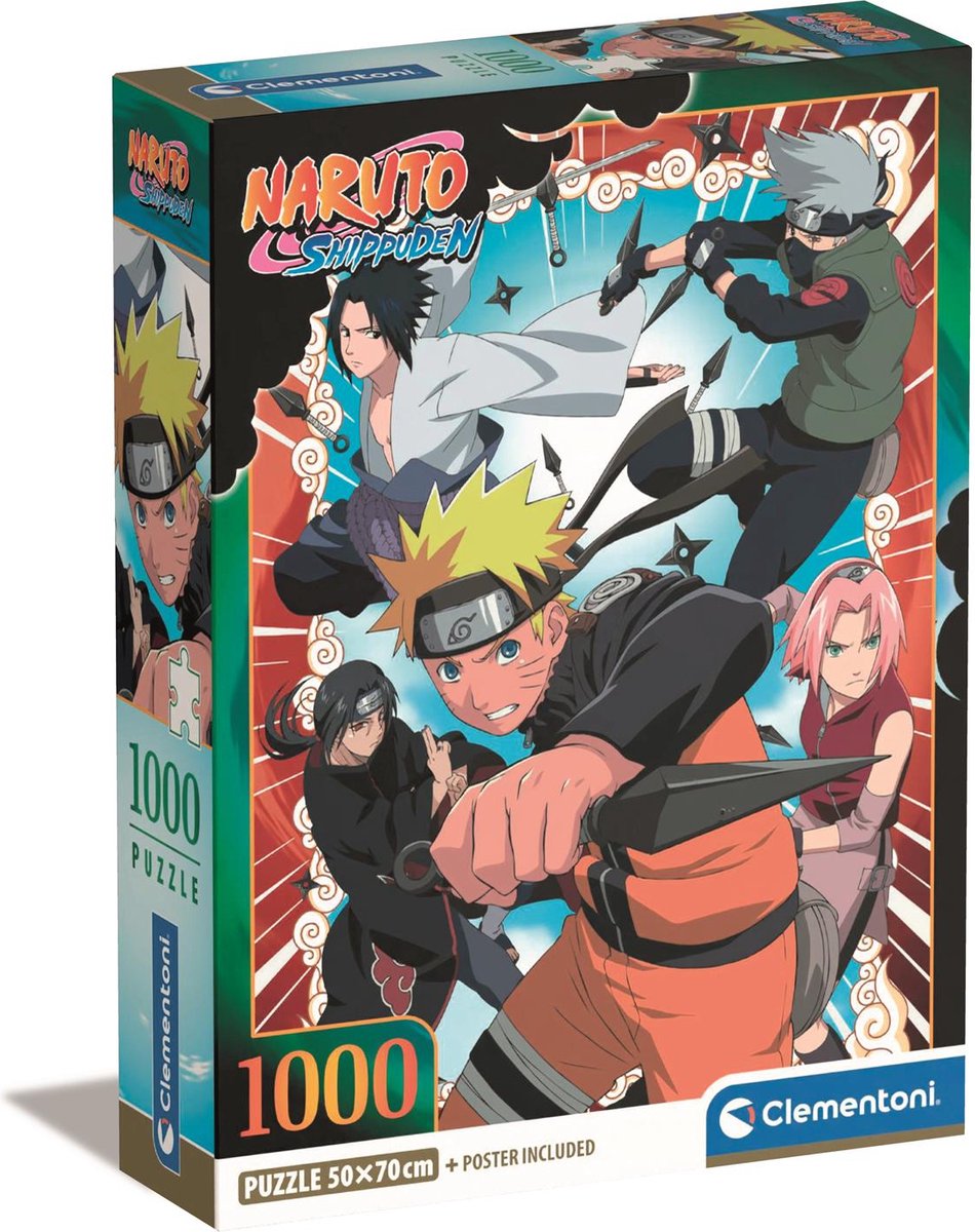 Clementoni NARUTO 1000 COMPACT PC PUZZLE 2