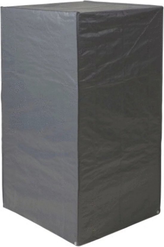 Housse de protection grise rectangulaire sur fond blanc.