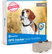Tractive DOG 4 - Honden GPS met Gezondheid & Activity tracker - Past op meeste halsbanden - Bruin