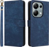 Coverup Book Case met Koord - Geschikt voor Xiaomi Redmi Note 13 Pro 4G / Poco M6 Pro 4G Hoesje - Blauw