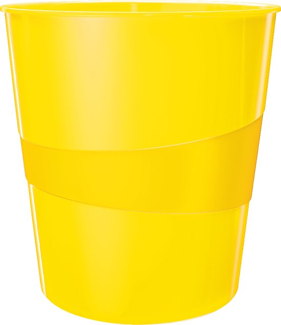 Leitz Waste Bin Leitz WOW 15l yellow