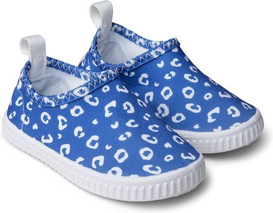 Swim Essentials Antislip Waterschoenen Kinderen - Blauw Panterprint - Maat 29