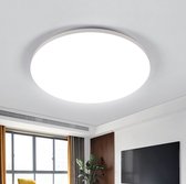 Delaveek-Ronde Moderne LED Plafondlamp - IP54 Waterdicht -24W 2700LM -6500K Koud Wit Licht - Dia 30cm - Geschikt voor slaapkamer, keuken,...