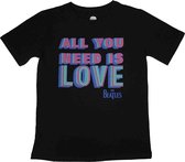 The Beatles - T-shirt Femme All You Need Is Love - M - Zwart