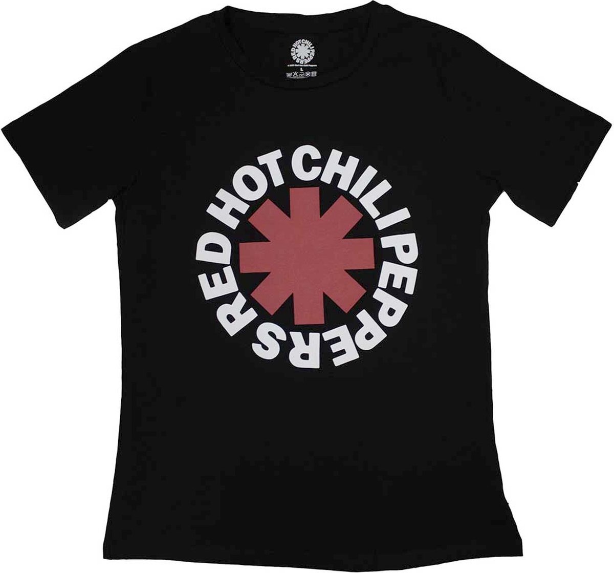Red Hot Chili Peppers - Classic Asterisk Dames T-shirt - M - Zwart - Red Hot Chili Peppers