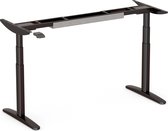 Worktrainer - Zit sta bureau - OvalDesk - Elektrisch - Memory display - Alleen frame zwart