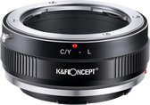 K&F Concept - Handmatige Lensadapter voor Yashica Camera - Compatibel met Diverse Lenzen - Fotografie Accessoire met Volledige Controle over Scherpstelling en Diafragma