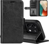 Xiaomi Redmi Note 13 5G Hoesje - MobyDefend Wallet Book Case (Sluiting Achterkant) - Zwart - GSM Hoesje - Telefoonhoesje Geschikt Voor Xiaomi Redmi Note 13 5G