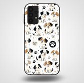 Smartphonica Telefoonhoesje voor Samsung Galaxy A32 5G met honden opdruk - TPU backcover case honden design / Back Cover geschikt voor Samsung Galaxy A32 5G