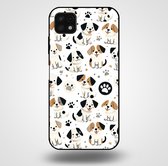 Smartphonica Telefoonhoesje voor Samsung Galaxy A22 5G met honden opdruk - TPU backcover case honden design / Back Cover geschikt voor Samsung Galaxy A22 5G