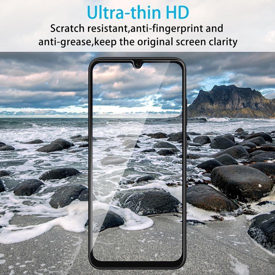 Screenprotector Glas - Tempered Glass Screen Protector Geschikt voor: Samsung Galaxy A05 / Galaxy A05S - 2x