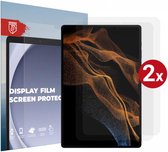 Rosso Tablet Screen Protector Geschikt voor Samsung Galaxy Tab S8 Ultra | TPU Display Folie | Ultra Clear | Case Friendly | Duo Pack Beschermfolie | 2-Pack