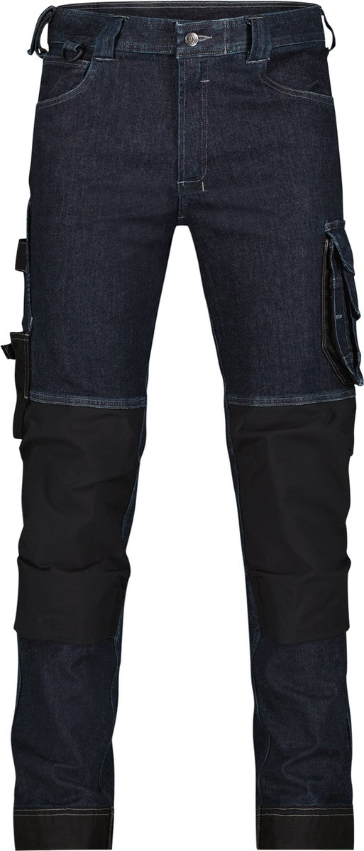 Stretch werkjeans met kniezakken