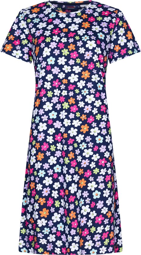 WE Fashion gestreepte nachthemd blauw