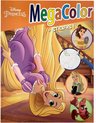 Disney Princess - Megacolor Oranje - kleurboek met +/- 125 kleurplaten en 1 stickervel - knutselen - kleuren - tekenen - creatief - kado