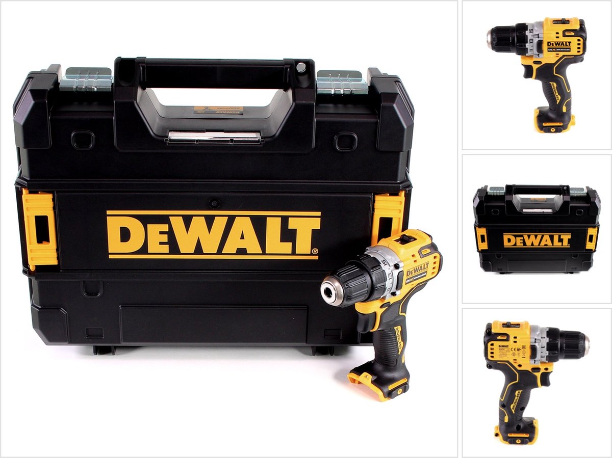 DeWalt DCD 701 NT Akku Bohrschrauber 12V 57,5Nm Brushless + TSTAK - ohne Akku, ohne Ladegerät