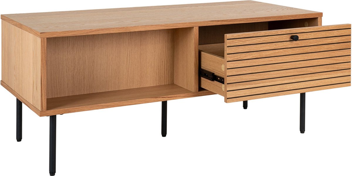 House Nordic Salontafel Eiken Fineer - 100x50x45cm - House Nordic