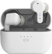 Creative Zen Air Pro Écouteurs sans fil légers avec Bluetooth 5.3, compatible Audio Bluetooth LE, résistant à la transpiration, microphone intégré (blanc)