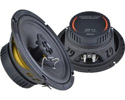 Ground Zero Iridium GZIF 6.5 - Autospeakers - 16,5 cm - 3-Weg Coaxiale Speaker Set - 120W