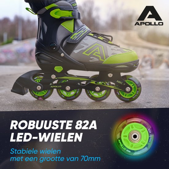 Apollo Champion, in Maat Verstelbare Inline Skates voor Jongens en