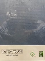 Cotton Touch dekbedovertrek - 200x200cm - turquoise