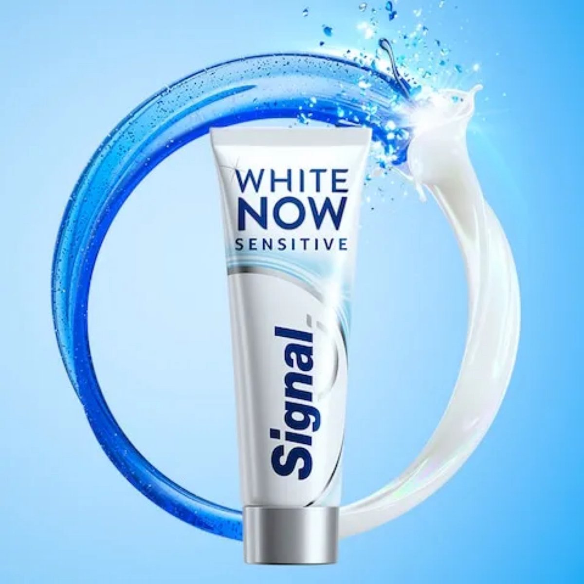 Signal White Now Sensitive Whitening Tandpasta 75 ml Complete Bescherming Voor Gevoelige Tanden en Tandvlees
