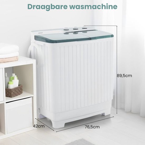 QFF@ Kleine Mini-wasmachine Wand-wasmachine, 3 Kg Wasmachine / 3 Kg Droog Roestvrij Staal Stille QFF@ Kleine Mini-wasmachine Wand-wasmachine, 3 Kg Wasmachine / 3 Kg Droog Roestvrij Staal Stille